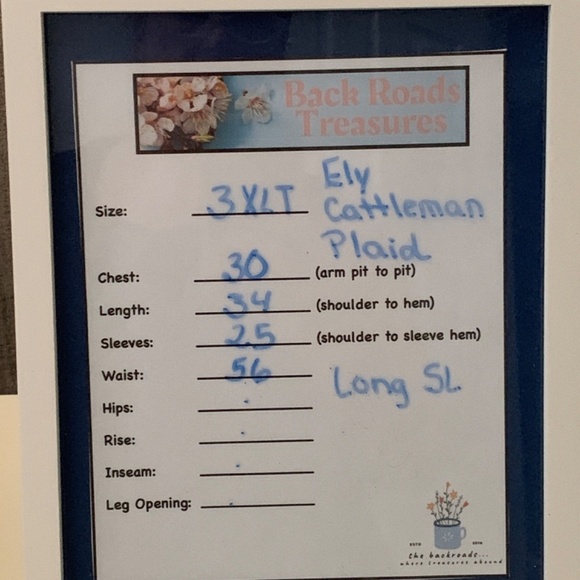 Ely Cattleman Western Shirt Tall Mens XXXL Plaid Pearl Snap Cowboy Rodeo Punk - Picture 14 of 14